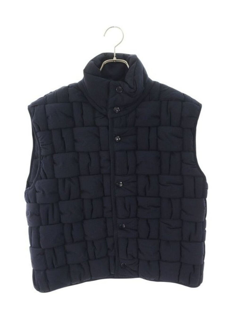 Bottega Veneta Technical Nylon Intrecciato Down Vest XS